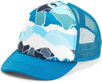The North Face Littles Trucker Hat Banff Blue Camo Size S