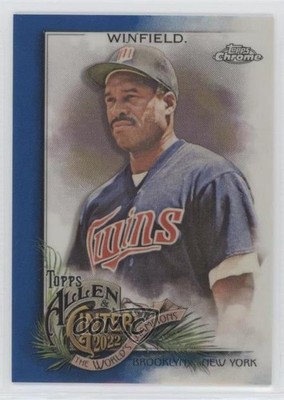 2022 Topps Allen & Ginter Chrome Blue Refractor /150 Dave Winfield #136 HOF qf6