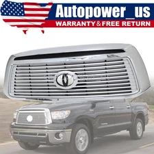 Chromed Grille Front Bumper Upper Grille For 2010 - 2013 Toyota Tundra Assembly