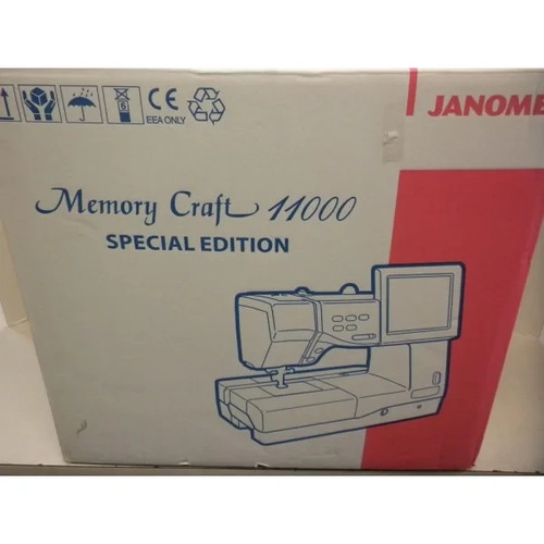Janome Memory Disc Janome Memory Craft 11000 Sewing and Embroidery SPECIAL EDITION-NIB ...
