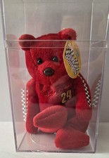 Vintage 1999 Jeff Gordon 24 NASCAR 8" Red Plush by 23 Karat Gold'n Bears P3