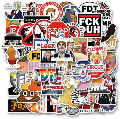 112Pcs - Anti Donald 2025 Funny American Not My President Against FDT Stickers f