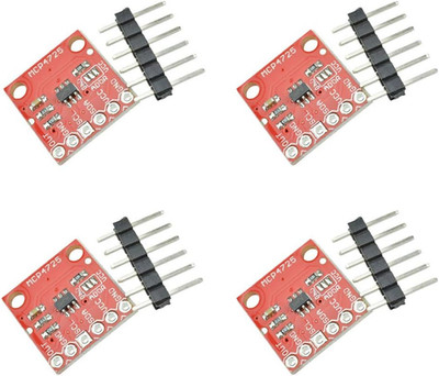 4PCS MCP4725 Breakout Module I2C DAC 12Bit Development Board 2.7V to 5.5V Supply