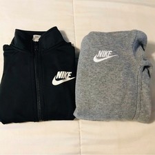 Bundle Nike Gray and Black Hoodie Jacket Set Boy  s size 6 Small 5/6