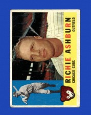 1960 Topps Set-Break #305 Richie Ashburn LOW GRADE (crease) *GMCARDS*