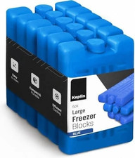 KEPLIN Freezer Ice Blocks (6 Pack) – Reusable Ice Packs for Cooler Bags