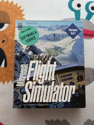 Microsoft Flight Simulator - 3.5 Zoll Diskette - MS-DOS 1994 BigBox Flug PC