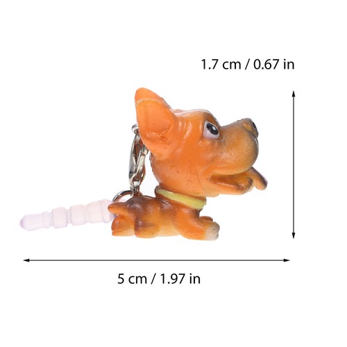 12 Pcs Mobiltelefon Kopfhörer Staubstopfen Ohrstecker-Anhänger Kopfhörerstecker - Photo 5 sur 12