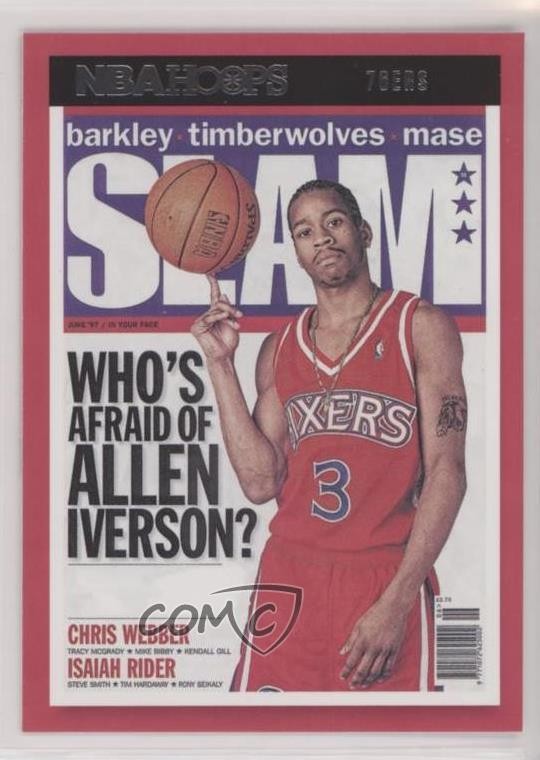 2021-22 Panini NBA Hoops Slam Allen Iverson #SLAM#18 HOF
