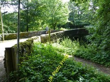 Photo 6x4 Stangs Lane road bridge over Fir Beck Drebley Dales Way signpos c2016