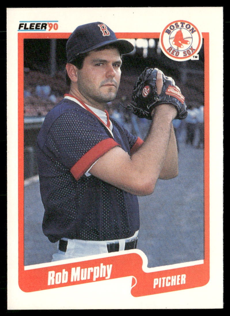 Rob Murphy 1990 Fleer 281  Base Baseball LP