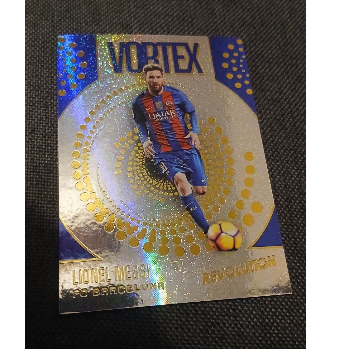 Panini 2017 Revolution Soccer Lionel Messi FC Barcelona Vortex Insert #V-1