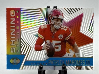 2021 Panini Illusions - Shining Stars Patrick Mahomes II #SS-7 Light Blue /299