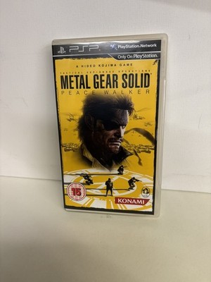 Metal Gear Solid Peace Walker Sony PSP - UK PAL sehr guter Zustand mit HMV Exclusive Sleeve