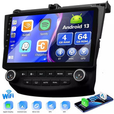 For Honda Accord 7 2003-2007 GPS Car Android 13 WiFi Stereo Carplay Radio 4 64GB