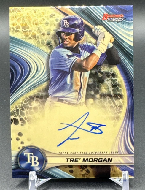 2024 Bowman's Best Tre' Morgan Auto Tampa Bay Rays #B24-TM SuperFractor 1/1