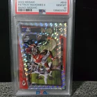 2022 MOSAIC PATRICK MAHOMES II BANG! SILVER MOSAIC PRIZM SP CHIEFS #B10 - PSA 10