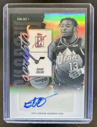 2025 Topps Signature Isaiah Collier Base (RAW)