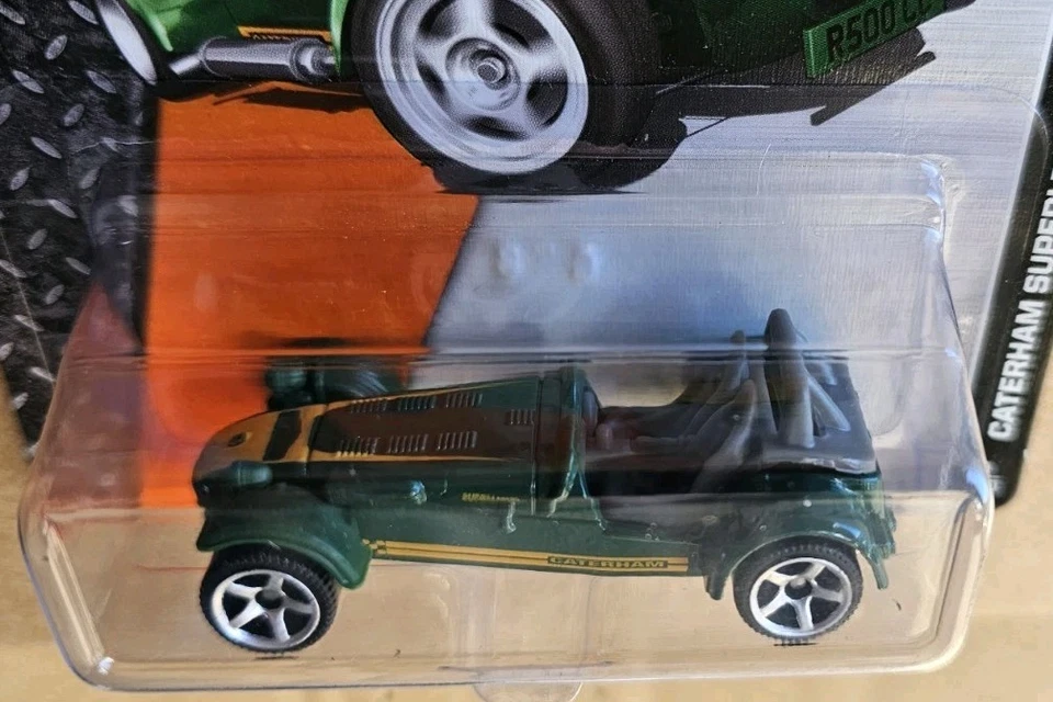 MATCHBOX 2013 - CATERHAM R500 SUPERLIGHT [GREEN] NEAR MINT VHTF CARD GOOD  - Image 3 of 4