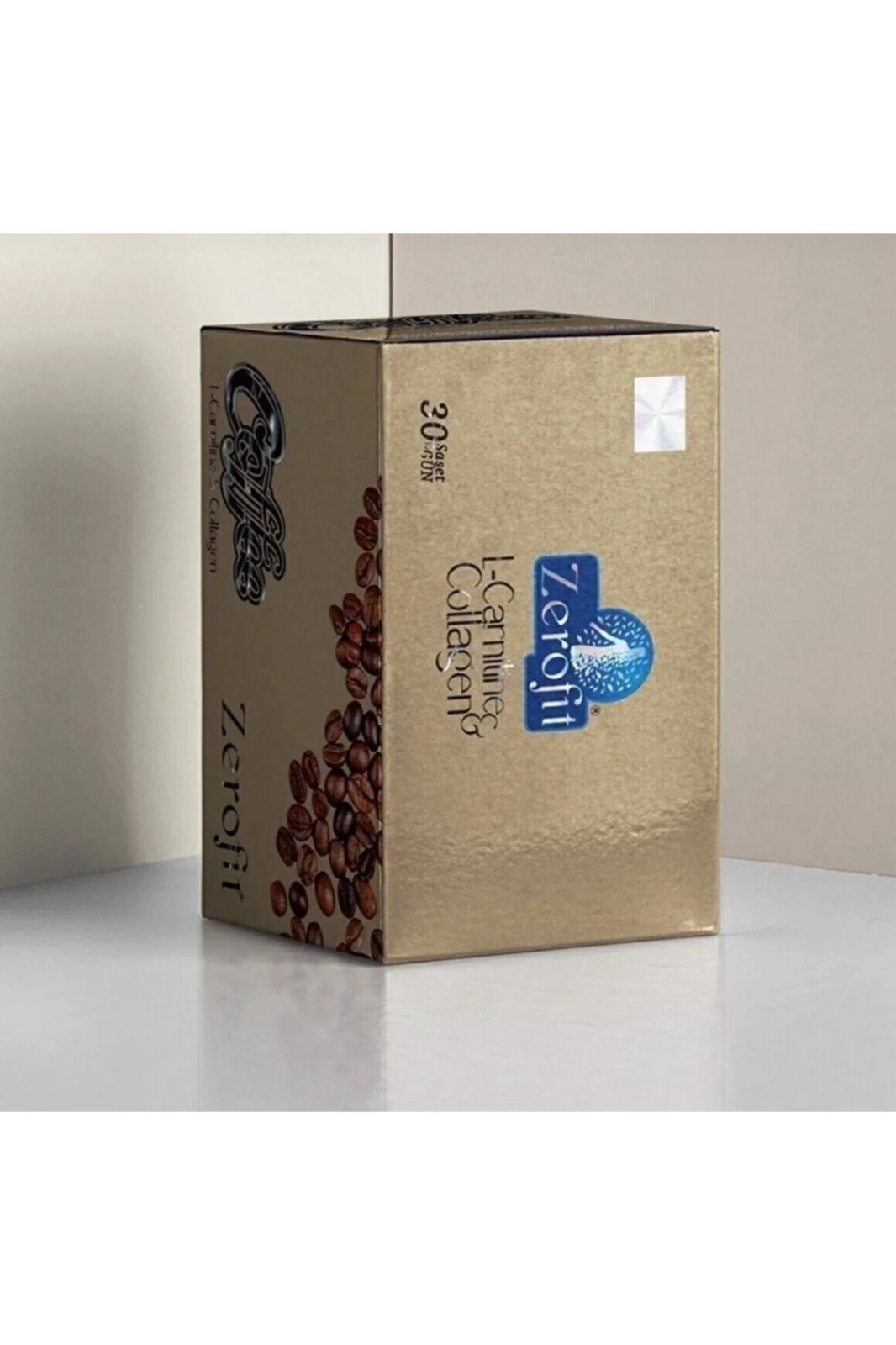 Café desintoxicante Zerofit con colágeno y extracto de L-carnitina | Quema grasa | 30 sobres