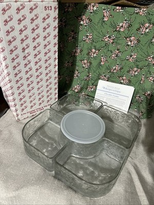 Princess House Fantasia Chip And Dip Bowls Set, New With Box!