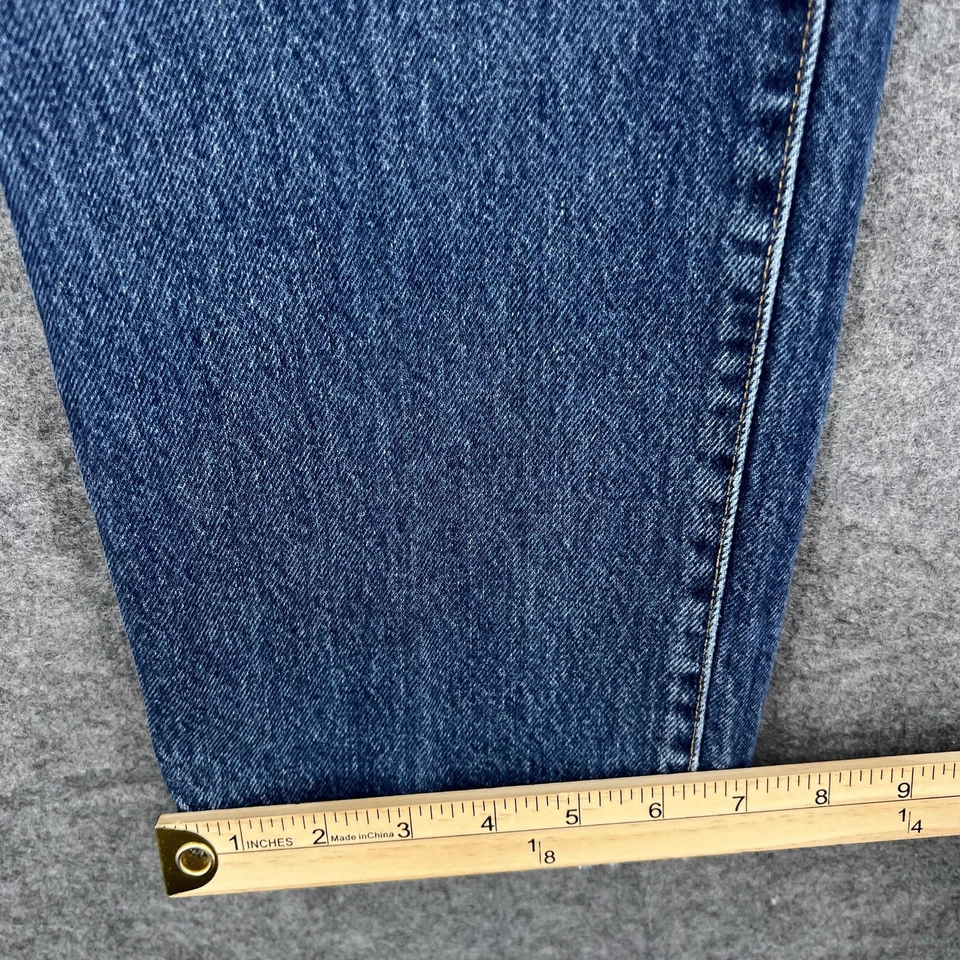 Pantalones de mezclilla RRL Ralph Lauren para hombre 31x30 azul pierna recta cremallera hechos en EE. UU. Foto 4 de 4