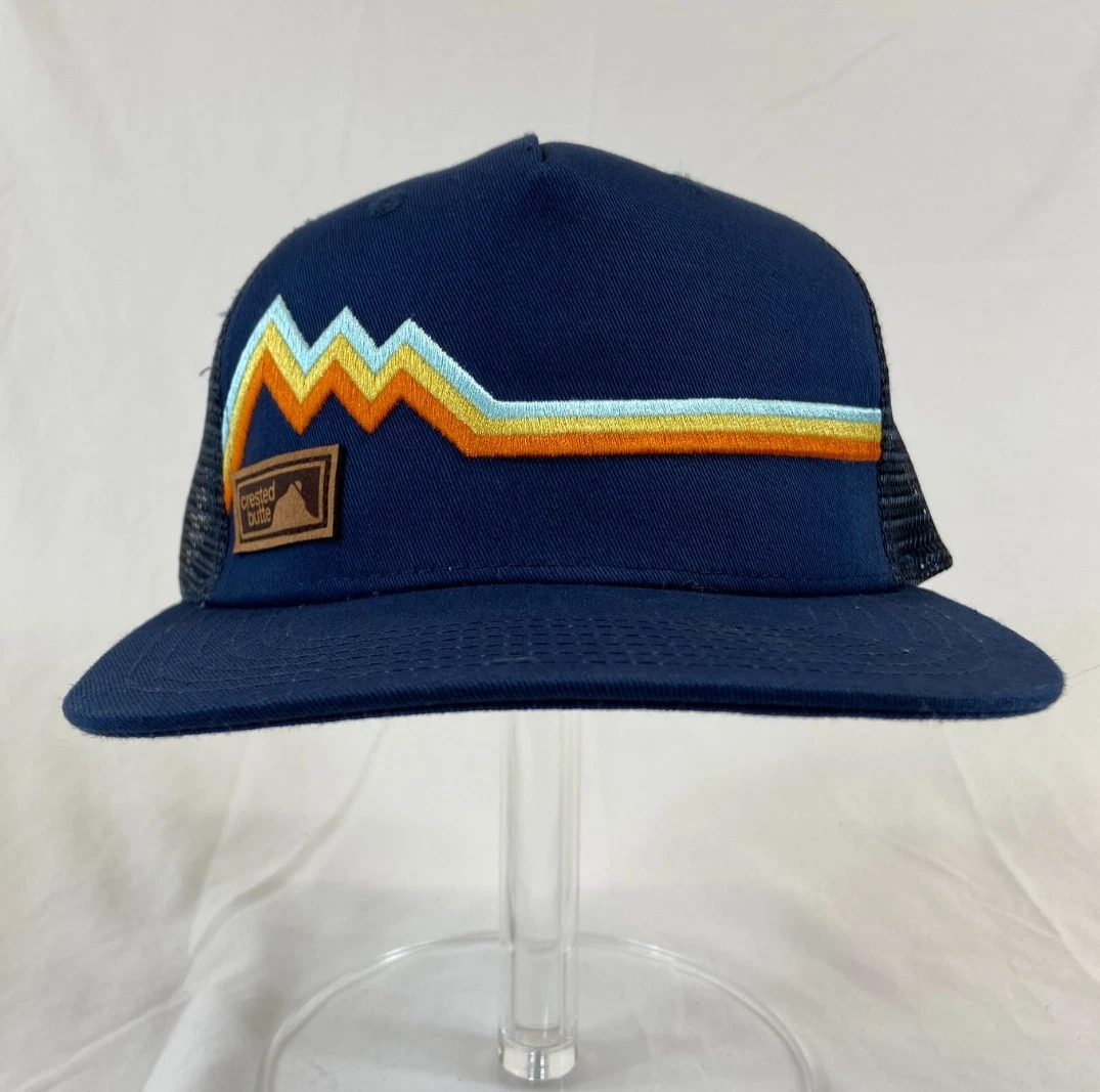Crested Butte Colorado Baseball Cap Snapback Hat Mesh Back Vacation Travel OSFA