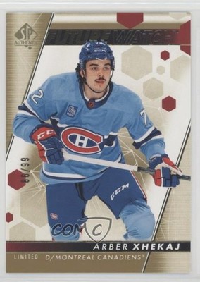2022-23 SP Authentic Future Watch Limited Gold 86/99 Arber Xhekaj #154 05u8