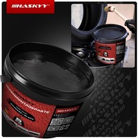 5Kg Schwarz Reifenmontagepaste Montagewax + Reifenmontage Pinsel