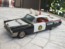 Blechspielzeug - POLIZEIAUTO - CADILLAC -Highway Patrol - ICHIKO - JAPAN - KB13
