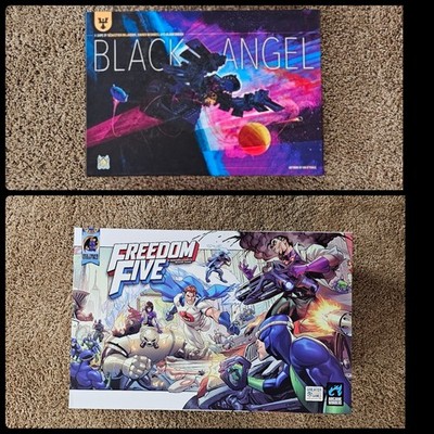 Freedom Five Kickstarter Board Game w/ PAINTED MINIS by Arcane Wonders - NIB