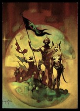 Frank Frazetta Fantasy Art Exotic Sexy Pin Up Card New World Princess Queen