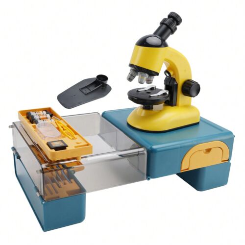 Children's Microscope Set 5-7 8-12, 100X-1200X Experiment Set Toys
