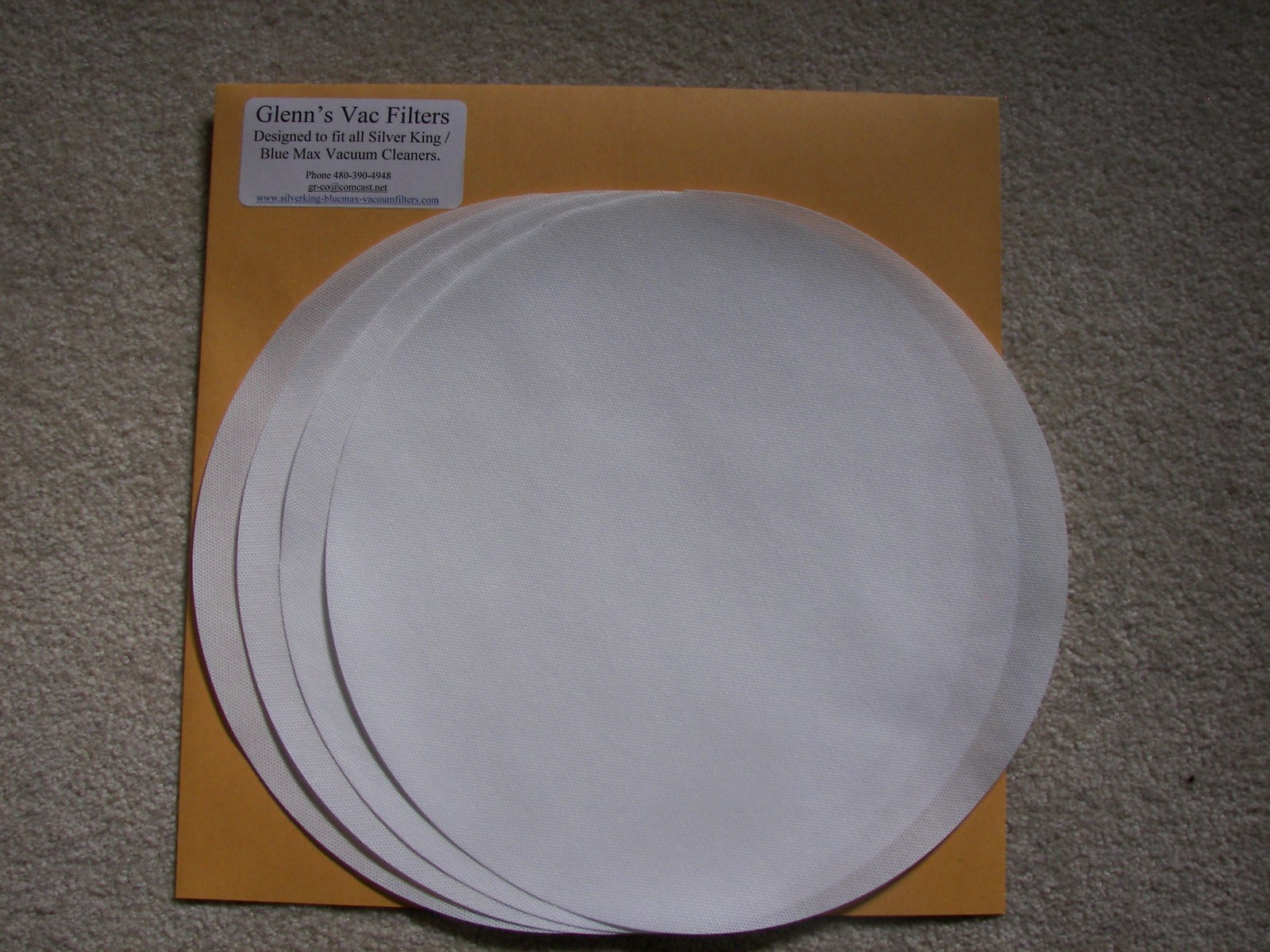 Silver King Vacuum Filters 30 pack. Made of Polypropylene 2.5 O.SY. eBay