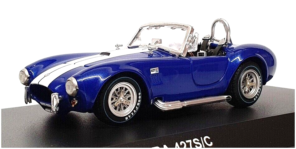 KYOSHO シェルビー コブラ 427 S/C COBRA レーシングブルー 1/43 Shelby Cobra 427 S/C Spider Dark Blue W/ Stripe Model