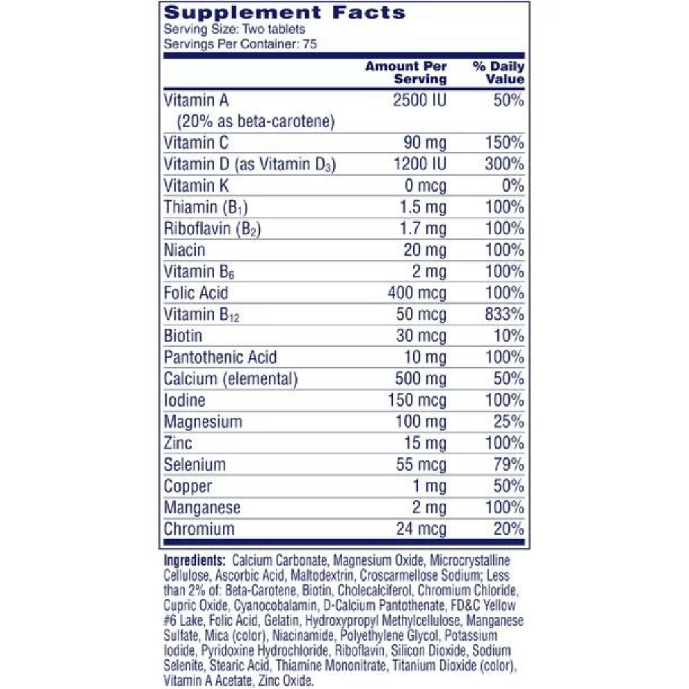 One A Day Proactive 65 Plus Multivitamins Supplement 150 Tablets Men Women, 2 PK eBay