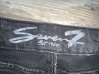 Seven 7 Black Skinny Distressed Jeans Size 14 — photo 4