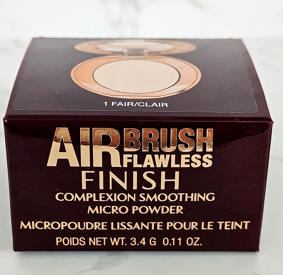Charlotte Tilbury Airbrush Flawless Finish Micro Powder 3.4g 1 Fair New Genuine