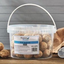 Image of Wild Bird Food Suet Fat Balls Premium Grade Protein 50 150 300 Tub - Happy Beaks