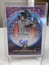 Erick Hernandez 2022 Bowman Inception Auto /75 White Sox Prospect