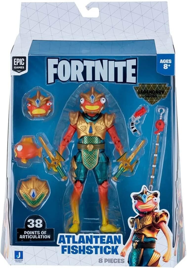 Fortnite Atlantean Fishstick 6 Inch Action Figure Legendary Series