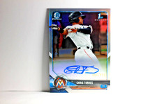 2018 BOWMAN CHROME MIAMI AUTO /499 CHRIS TORRES #BCPA-CT (BS4)