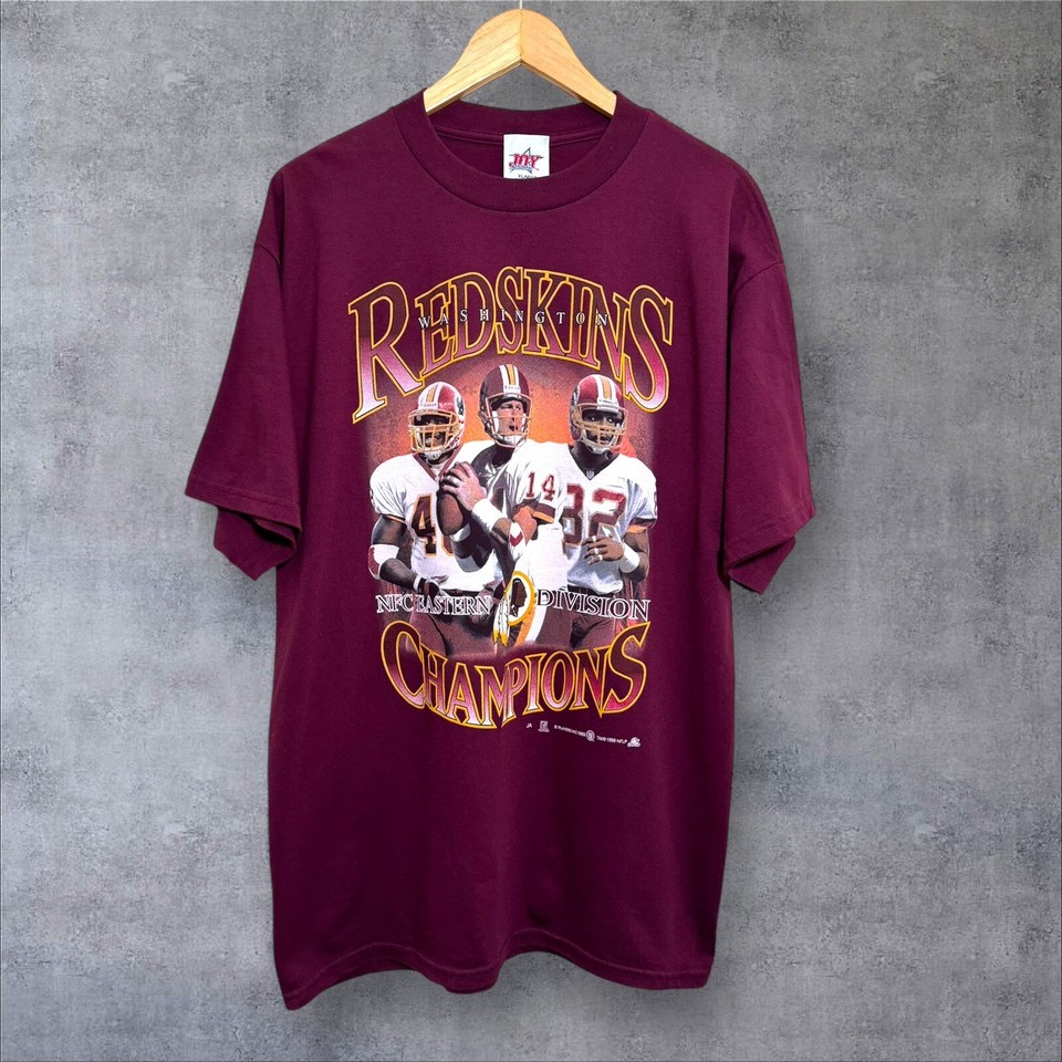 Vintage 90’s Washington Redskins Brad Johnson TShirt Size XL NFC