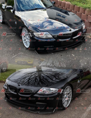 Front Bumper Lip Splitter Spoiler Body Kit Gloss Black Fits 2002