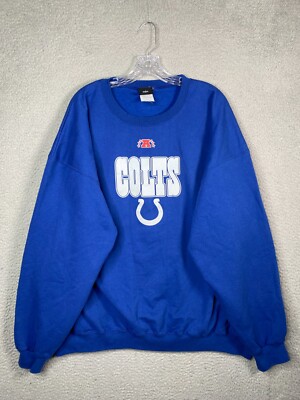 Sweatshirt Colts Clothing Vintage NFL Indianapolis Colts