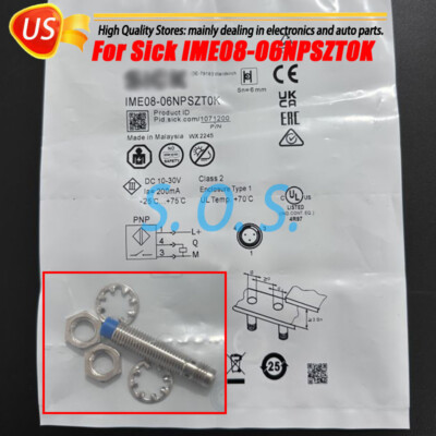 1PCS New For Sick Proximity Switch Sensor IME08-06NPSZT0K 10-30VDC 6mm