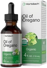 Organic Oil of Oregano | 4 fl oz Liquid | Vegan Tincture | by Horbaach 