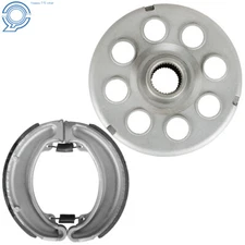 Rear Brake Drum Hub & Shoes For Honda 1988-2000 TRX300 TRX300FW 2x4 4x4 Fourtrax