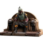 Star Wars Boba Fett On Throne Statue Gentle Giant New In Box Free Shipping