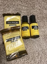 Pharmacopia Citrus Shampoo Conditioner Lotion Facial Soap Travel Size Lot